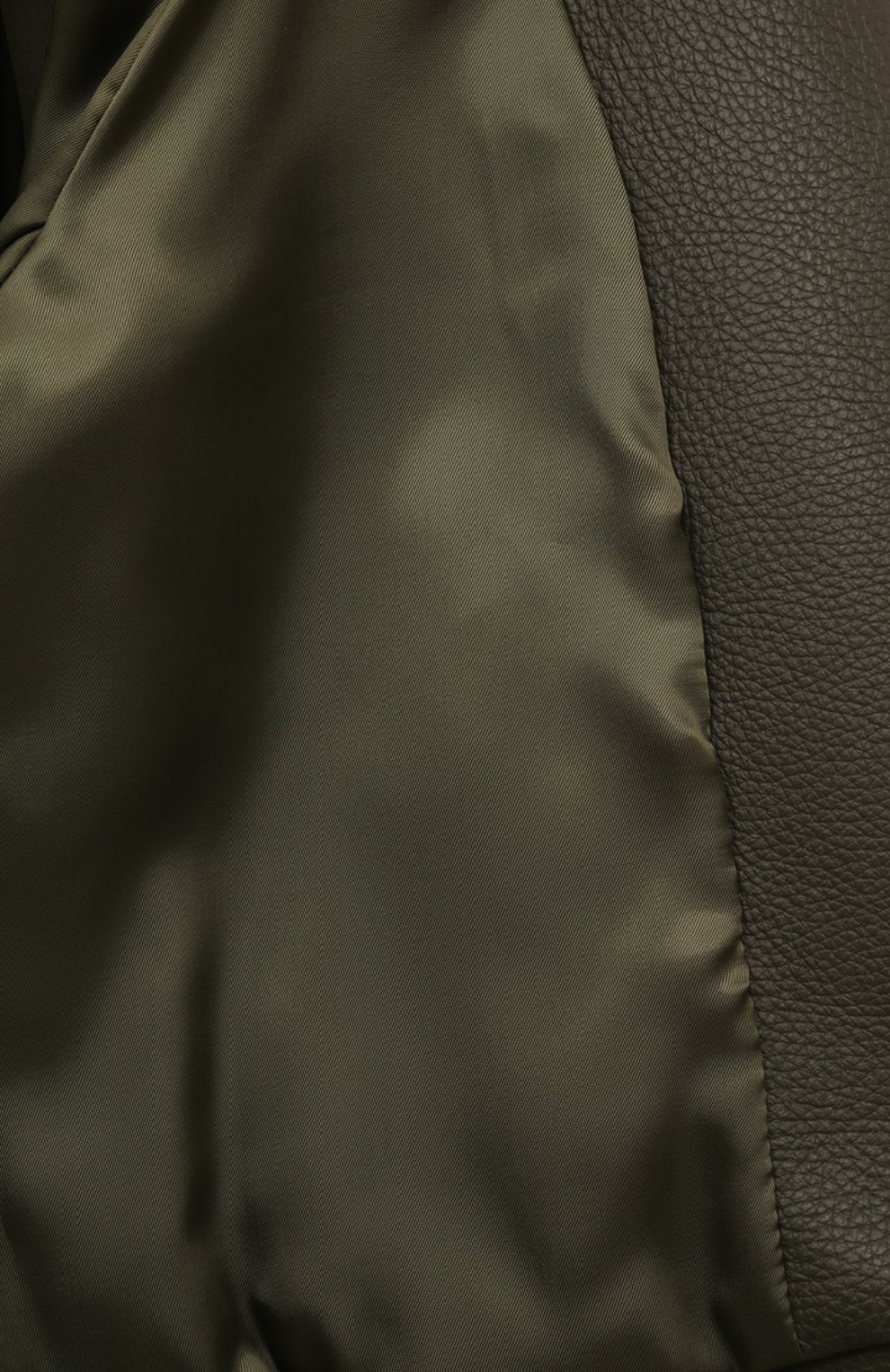 Кожаная куртка MASLOV хаки цвета по цене 187000 руб., арт. K09, фото 6 Кожаная куртка MASLOV, арт. K09, фото 6