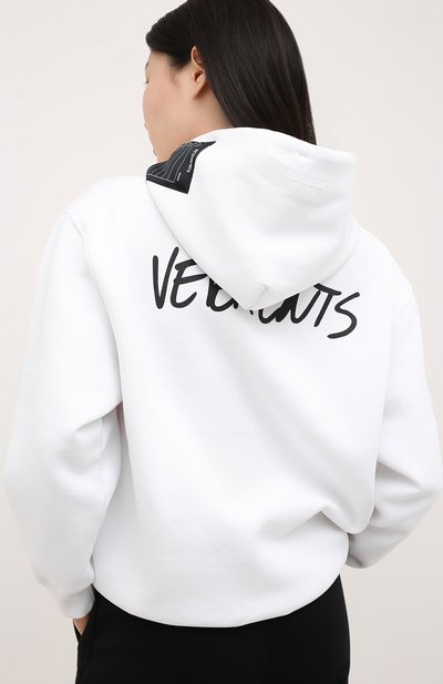 Хлопковое худи VETEMENTS, арт. UAH21TR630 1601/W, фото 4