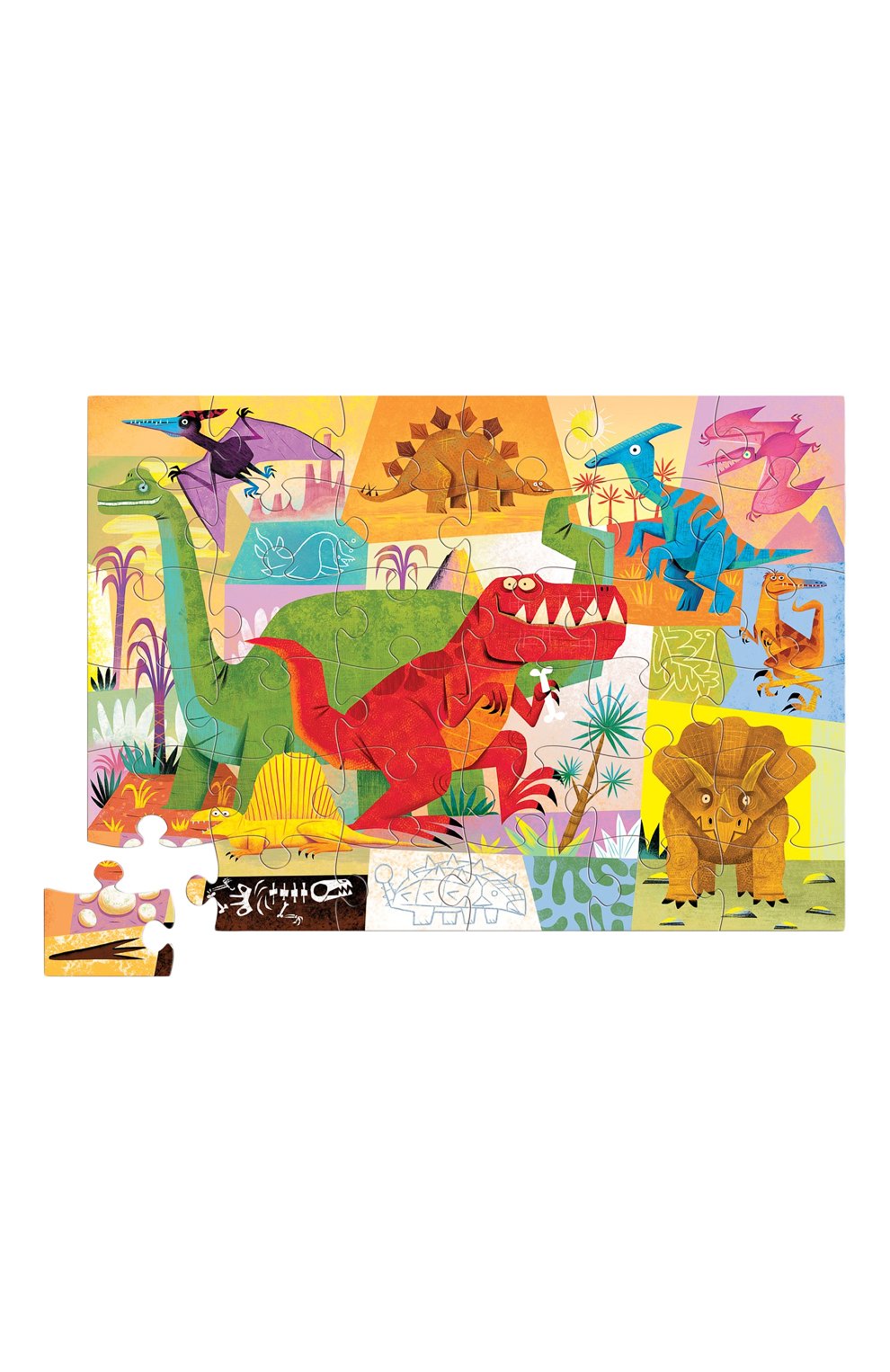 Пазл динозавр 36 деталей CROCODILE CREEK разноцветного цвета по цене 2310 руб., арт. 40729, фото 1 Пазл динозавр 36 деталей CROCODILE CREEK, арт. 40729, фото 1