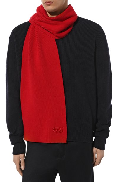 Шарф из шерсти и хлопка DIESEL, арт. A05165/0DA0B, фото 2