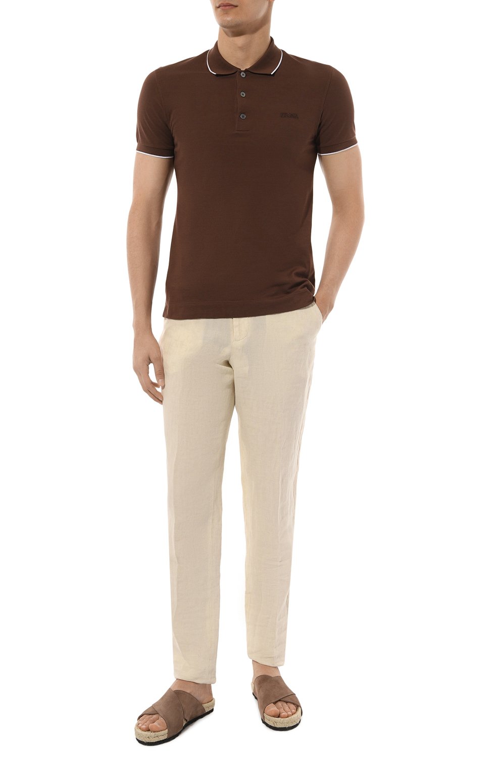 Льняные брюки ZEGNA, арт. UDI32A7/TT11, фото 2