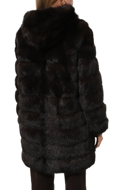 Двусторонняя шуба из соболя MANZONI24, арт. 24M551-ZNY, фото 4