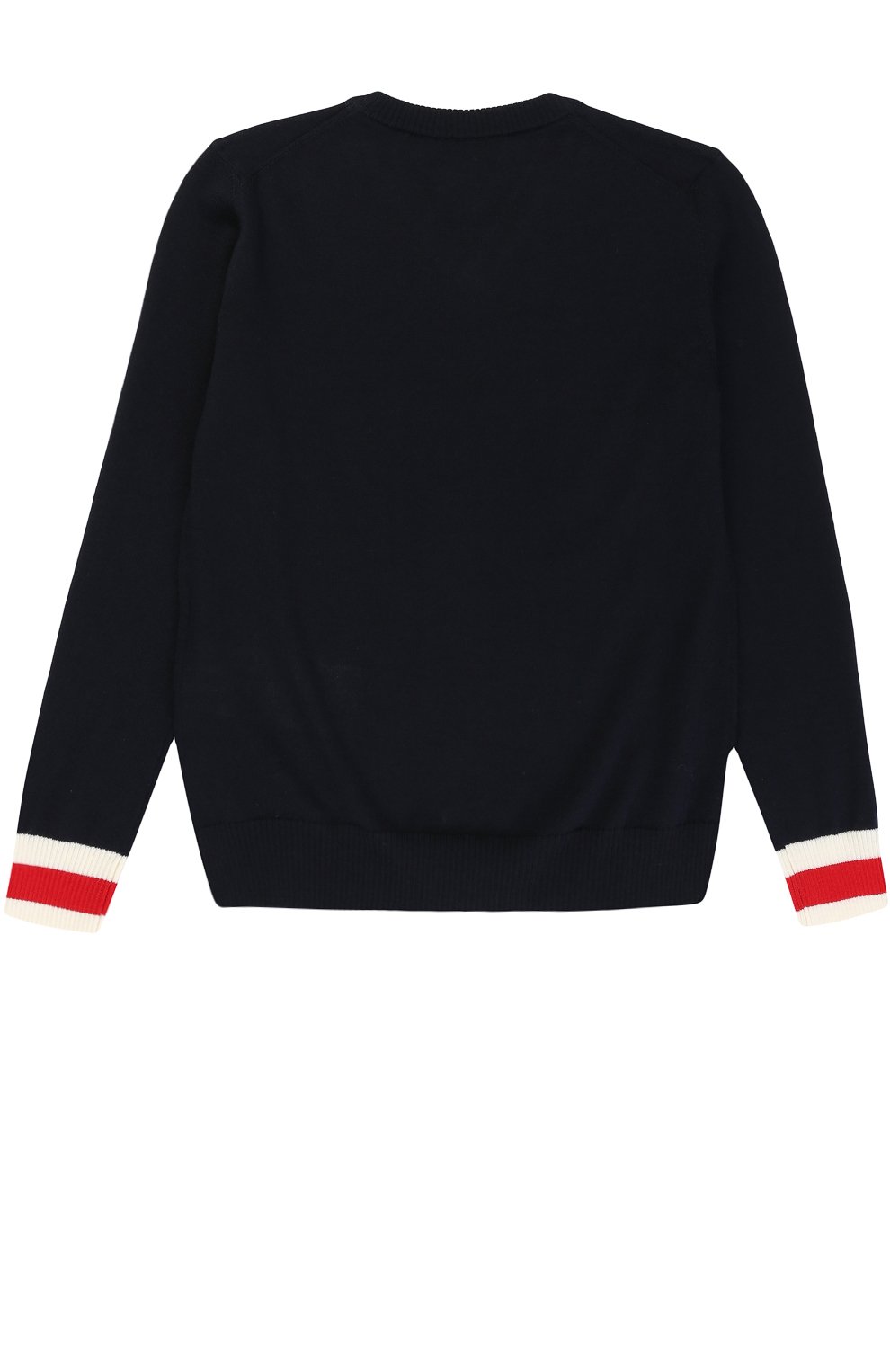 Шерстяной пуловер с v-образным вырезом и контрастной отделкой GUCCI, арт. 418774/X2184/X1284, фото 2