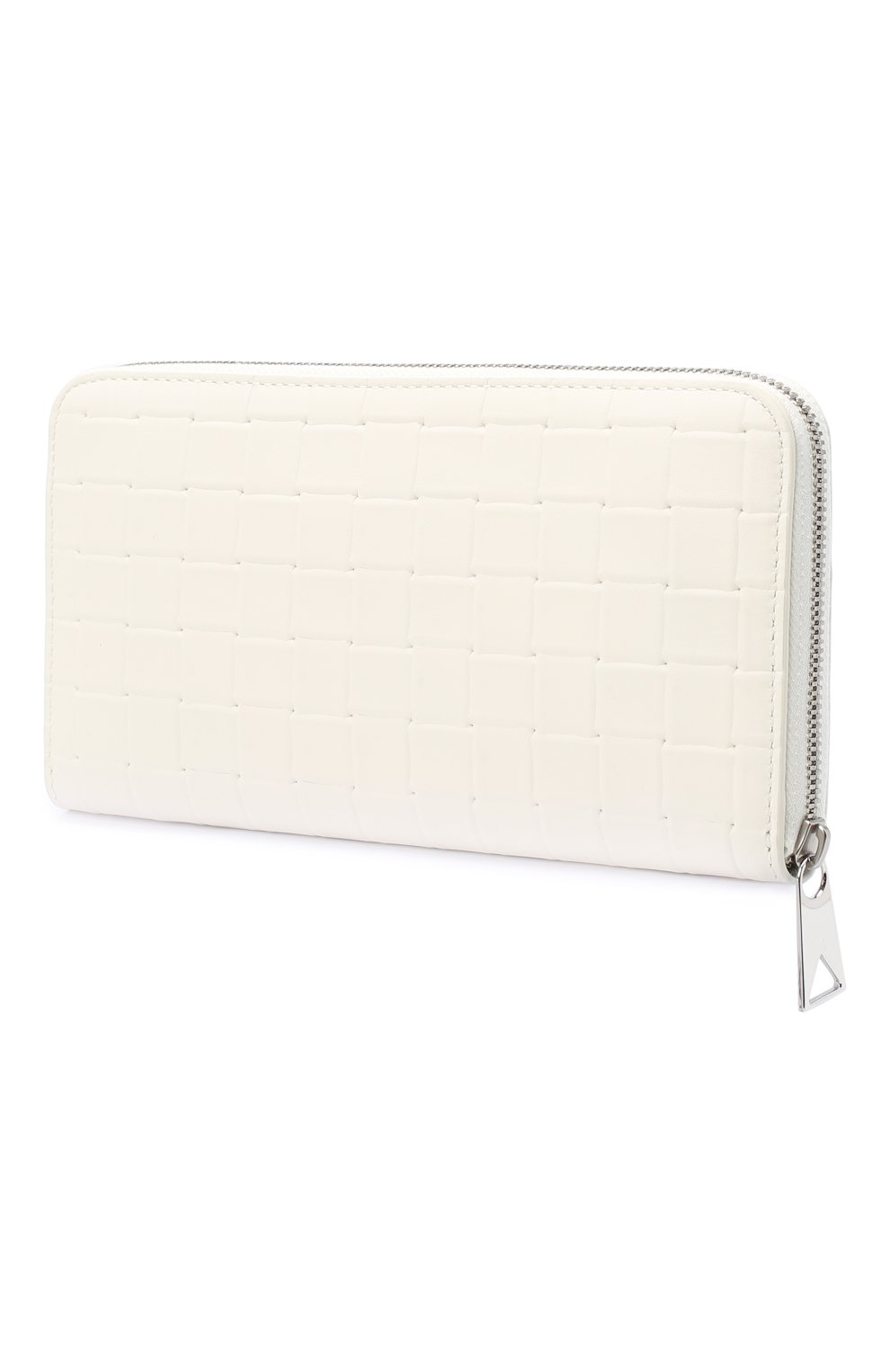 Кожаное портмоне BOTTEGA VENETA белого цвета по цене 46750 руб., арт. 593217/V0AQ1, фото 2 Кожаное портмоне BOTTEGA VENETA, арт. 593217/V0AQ1, фото 2