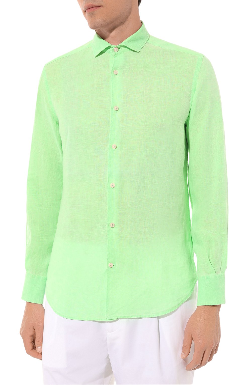 Льняная рубашка MC2 SAINT BARTH, арт. STBM/PAMPL0NA/03983D, фото 3