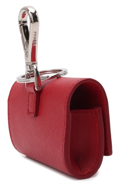 Кожаный чехол для airpods pro PRADA красного цвета по цене 44000 руб., арт. 2TT133-2AHF-F068Z, фото 2 Кожаный чехол для airpods pro PRADA, арт. 2TT133-2AHF-F068Z, фото 2