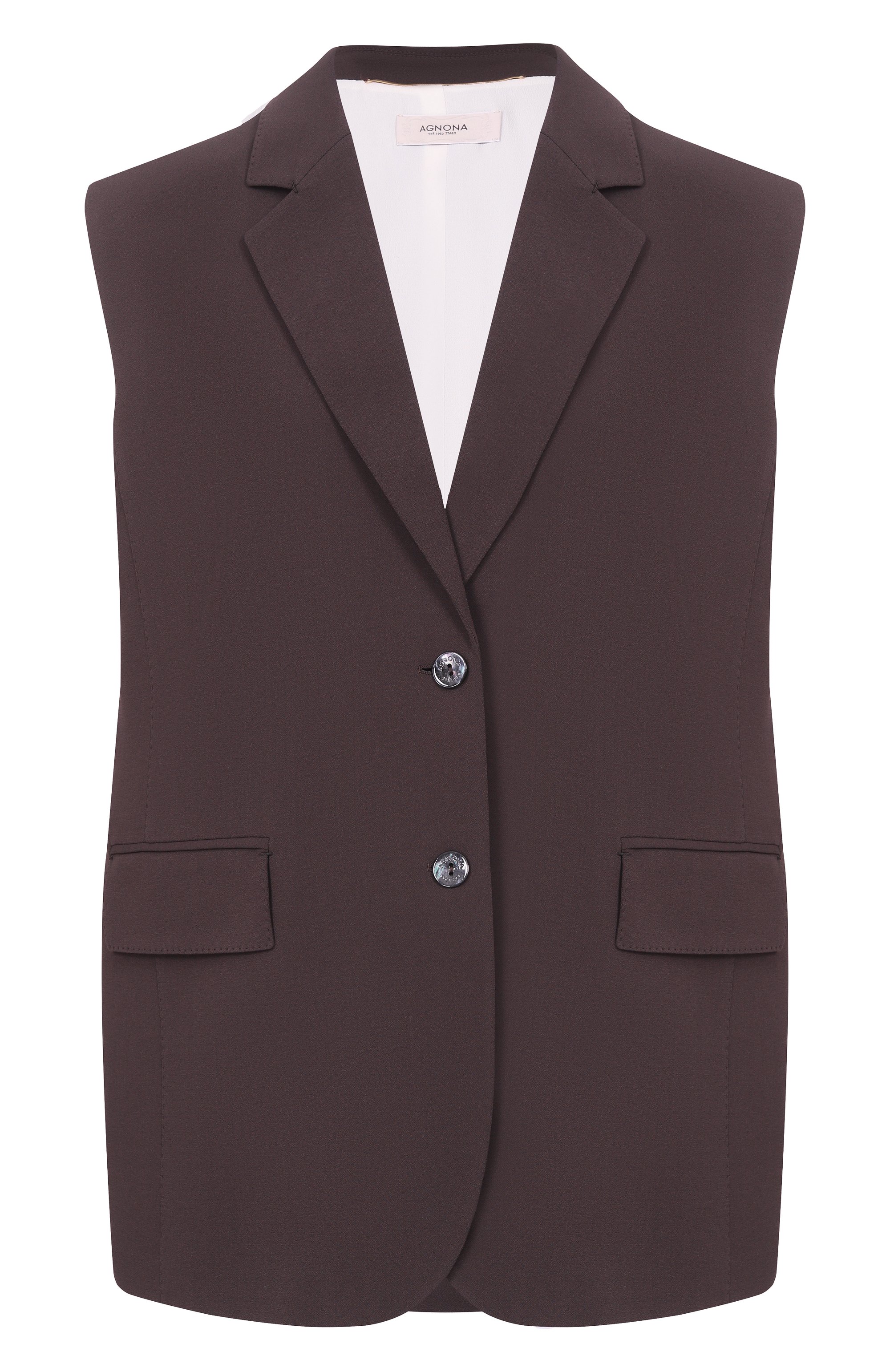 Жилет из вискозы и шелка AGNONA, арт. TV1103E/U5074E, фото 1
