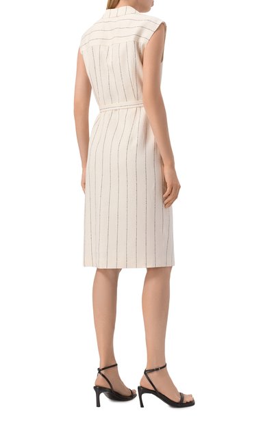 Платье из льна и вискозы BOSS, арт. 50540617, фото 4