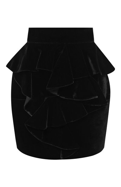 Женская бархатная юбка BALMAIN, арт. SF14369/V013