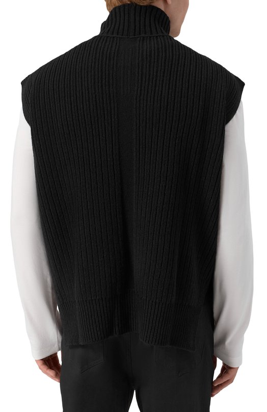 Шерстяной жилет Rick Owens RU02E1646/KWV Чёрный  RU02E1646/KWV Фото 4