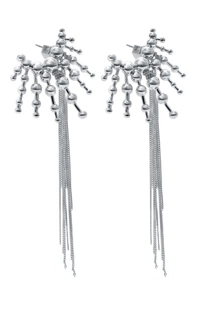 Серьги с шариками bubble world CAVIAR JEWELLERY серебряного цвета по цене 14600 руб., арт. BW003, фото 3 Серьги с шариками bubble world CAVIAR JEWELLERY, арт. BW003, фото 3
