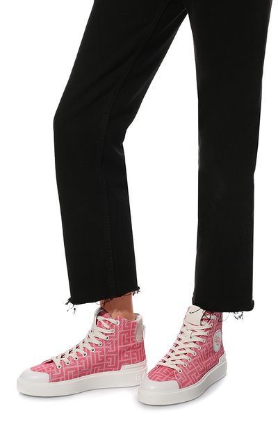 Текстильные кеды b-court balmain x barbie BALMAIN, арт. XN4VG691/TCMB, фото 3