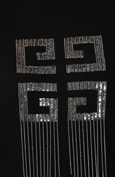 Хлопковый свитшот GIVENCHY, арт. BW7063G0CQ, фото 5