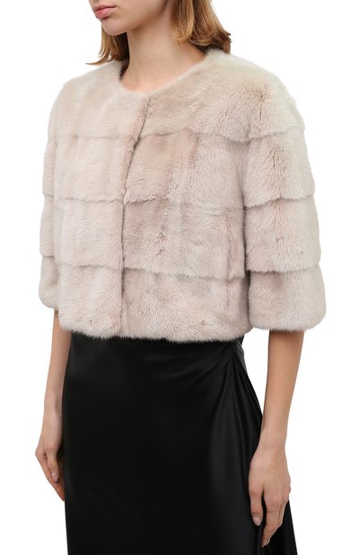 Шуба из меха норки YVES SALOMON, арт. 6EYV27941VMLX, фото 3