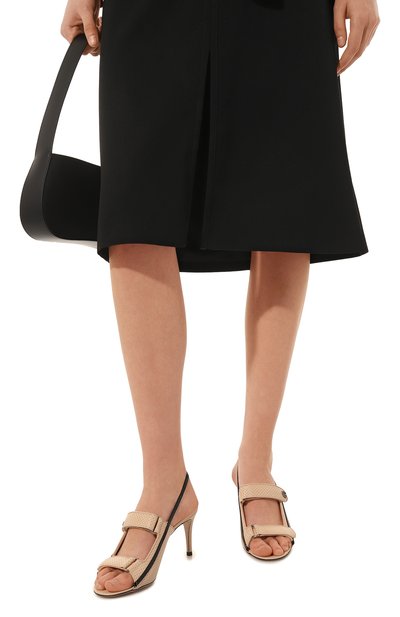 Кожаные босоножки GUCCI, арт. 655415 04JT0, фото 3