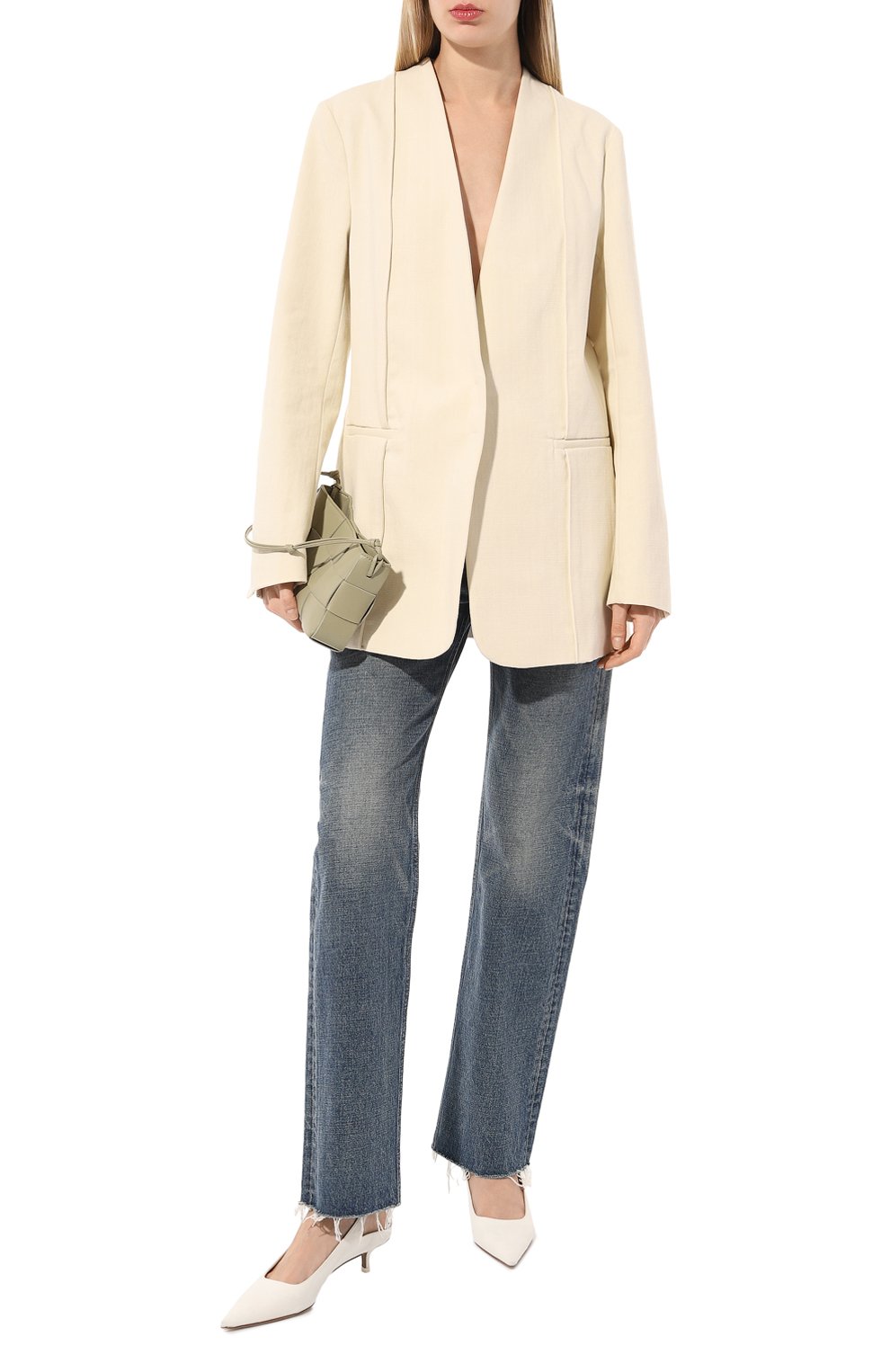 Джинсы CELINE синего цвета по цене 95600 руб., арт. 2N799365M, фото 2 Джинсы CELINE, арт. 2N799365M, фото 2