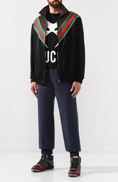 Кожаные кеды screener GUCCI, арт. 563485/02J50, фото 2