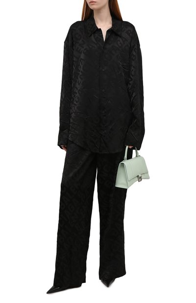 Рубашка BALENCIAGA черного цвета по цене 95150 руб., арт. 681631/TL058, фото 2 Рубашка BALENCIAGA, арт. 681631/TL058, фото 2