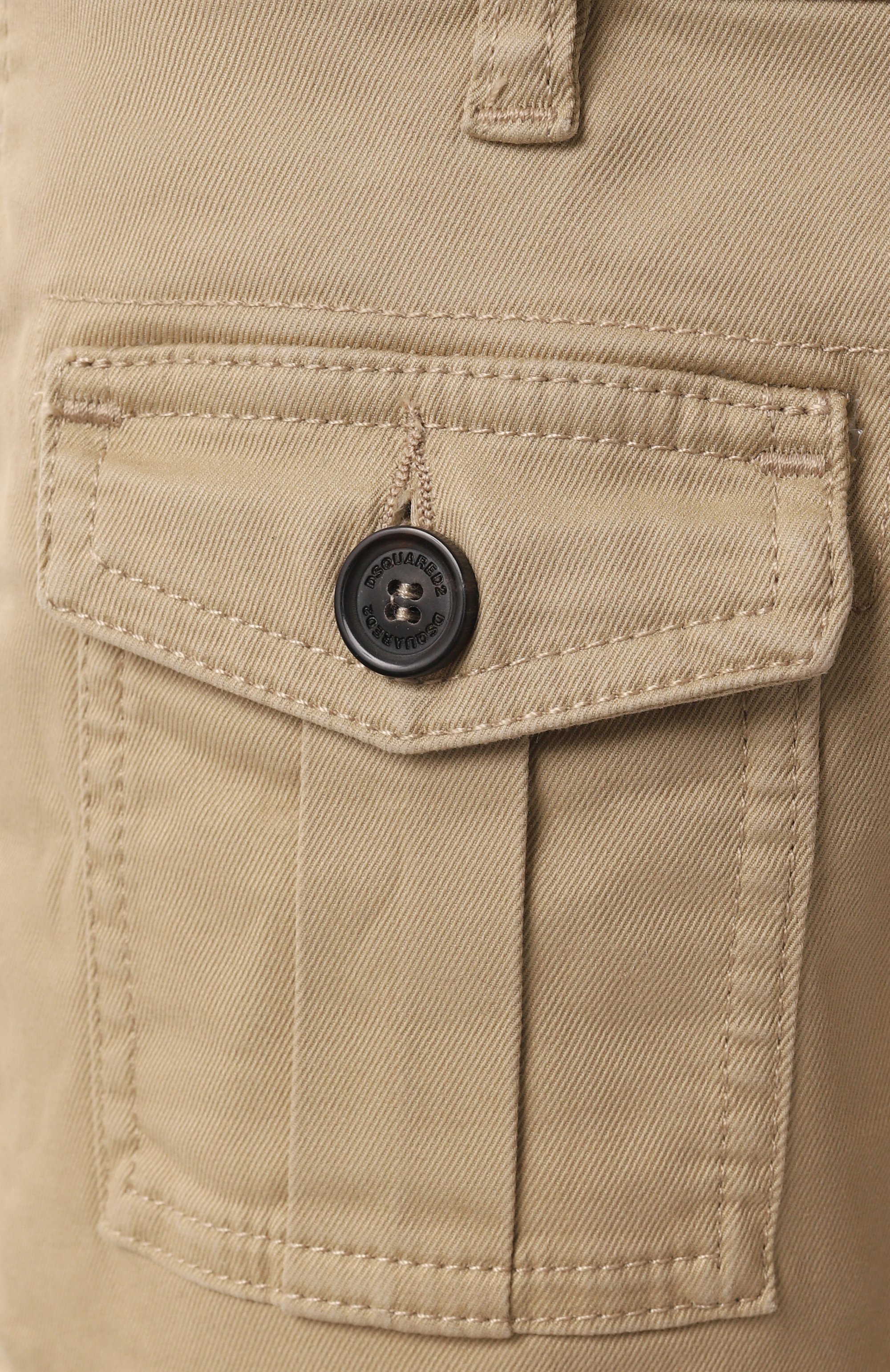 Хлопковые брюки-карго DSQUARED2, арт. S74KB0818/S39021, фото 6