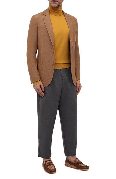 Комбинированные мокасины GUCCI, арт. 655519/1X020, фото 2