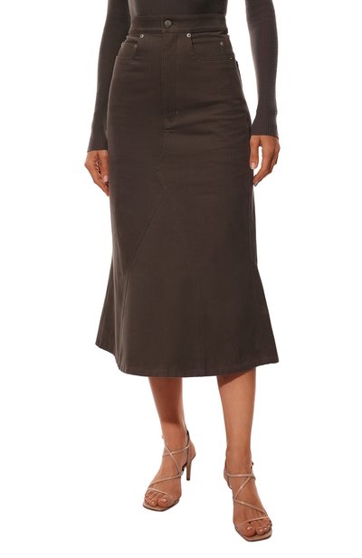 Джинсовая юбка RICK OWENS, арт. RP02B6349/CF, фото 3