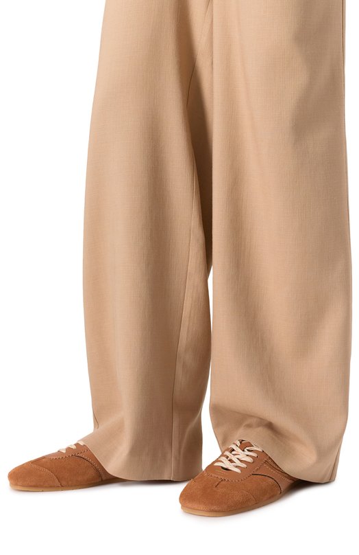 Замшевые кеды Dries Van Noten 021745/0126 Коричневый  021745/0126 Фото 3