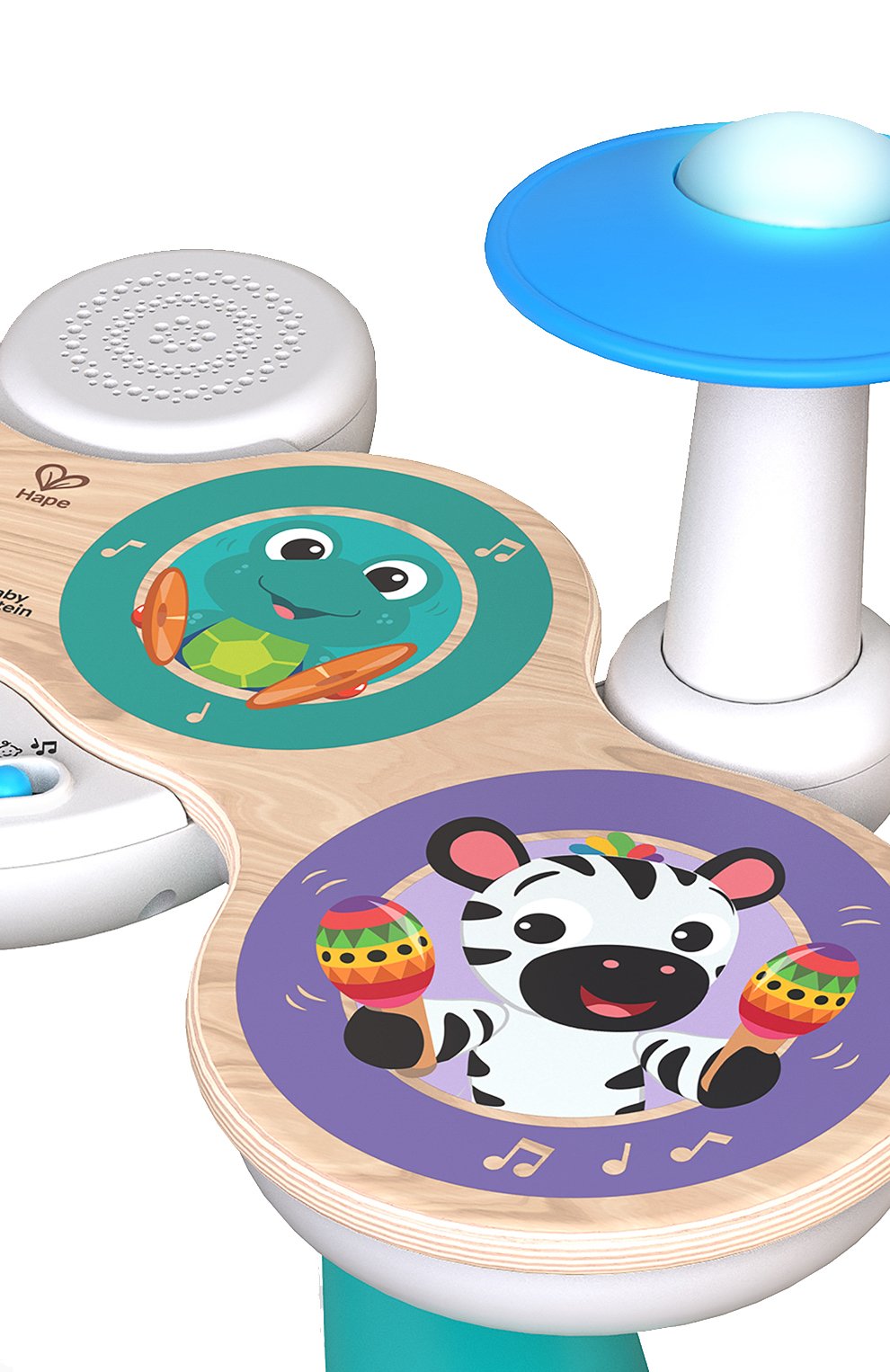 Музыкальная игрушка барабанная установка HAPE разноцветного цвета по цене 10470 руб., арт. 12804_HP, фото 3 Музыкальная игрушка барабанная установка HAPE, арт. 12804_HP, фото 3