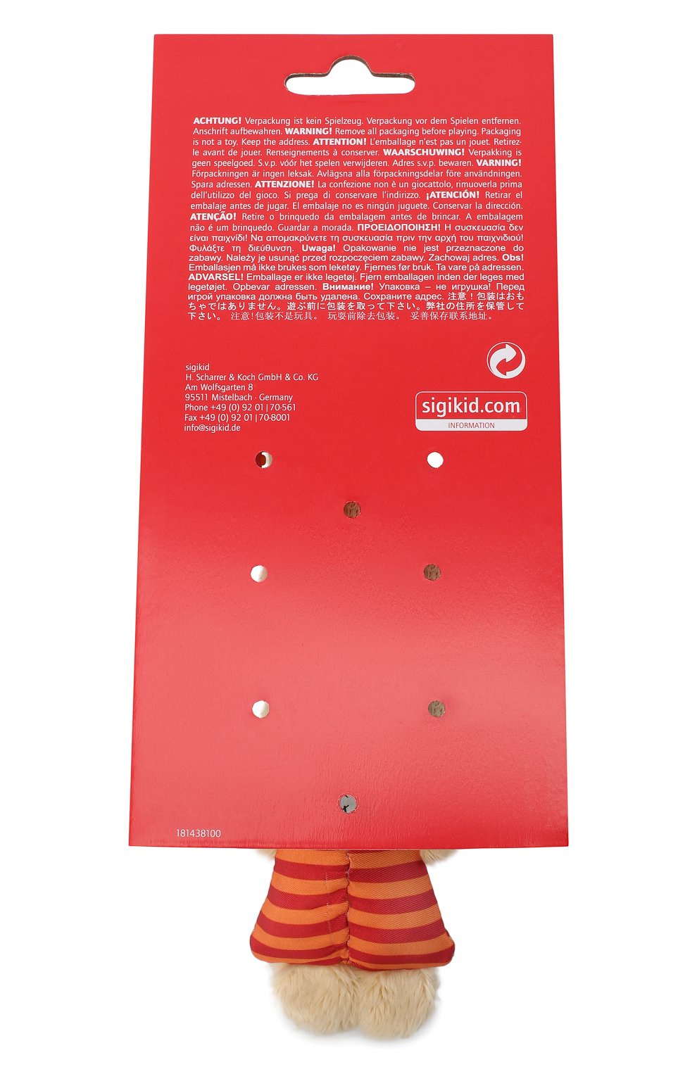 Развивающая игрушка кролик SIGIKID, арт. 42262, фото 2