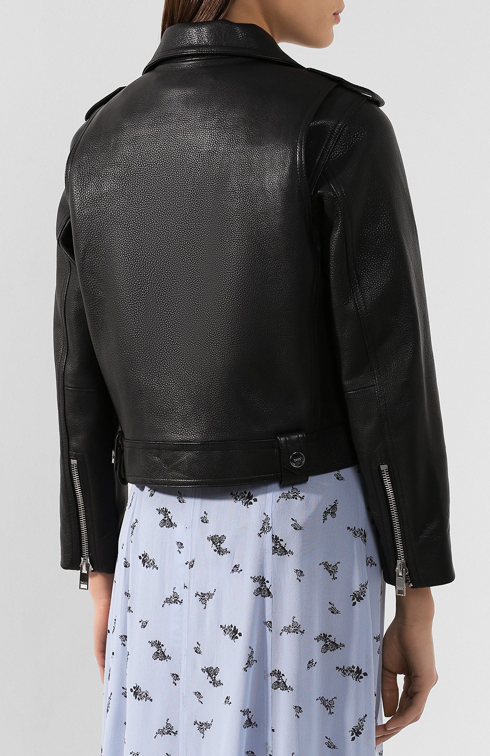 Кожаная куртка GANNI, арт. F4827, фото 4