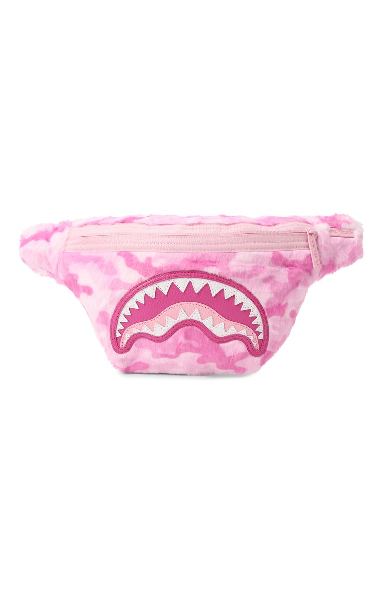 Детская поясная сумка SPRAYGROUND розового цвета, арт. 910B6872NSZ | Фото 1 (Нос: Не проставлено; Материал: Текстиль)