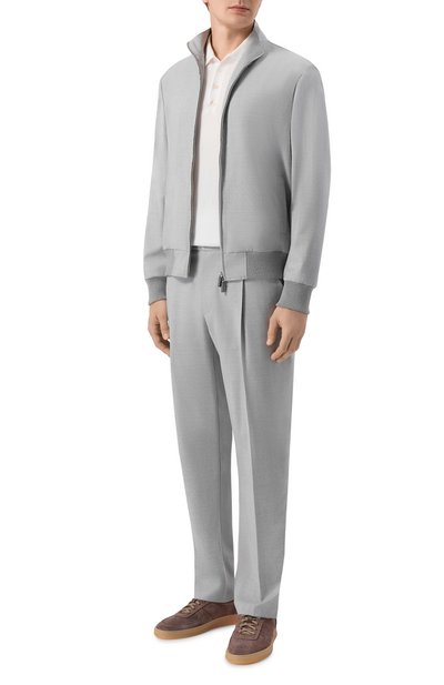 Шерстяной бомбер CAPOBIANCO, арт. 20M189.FU00., фото 2