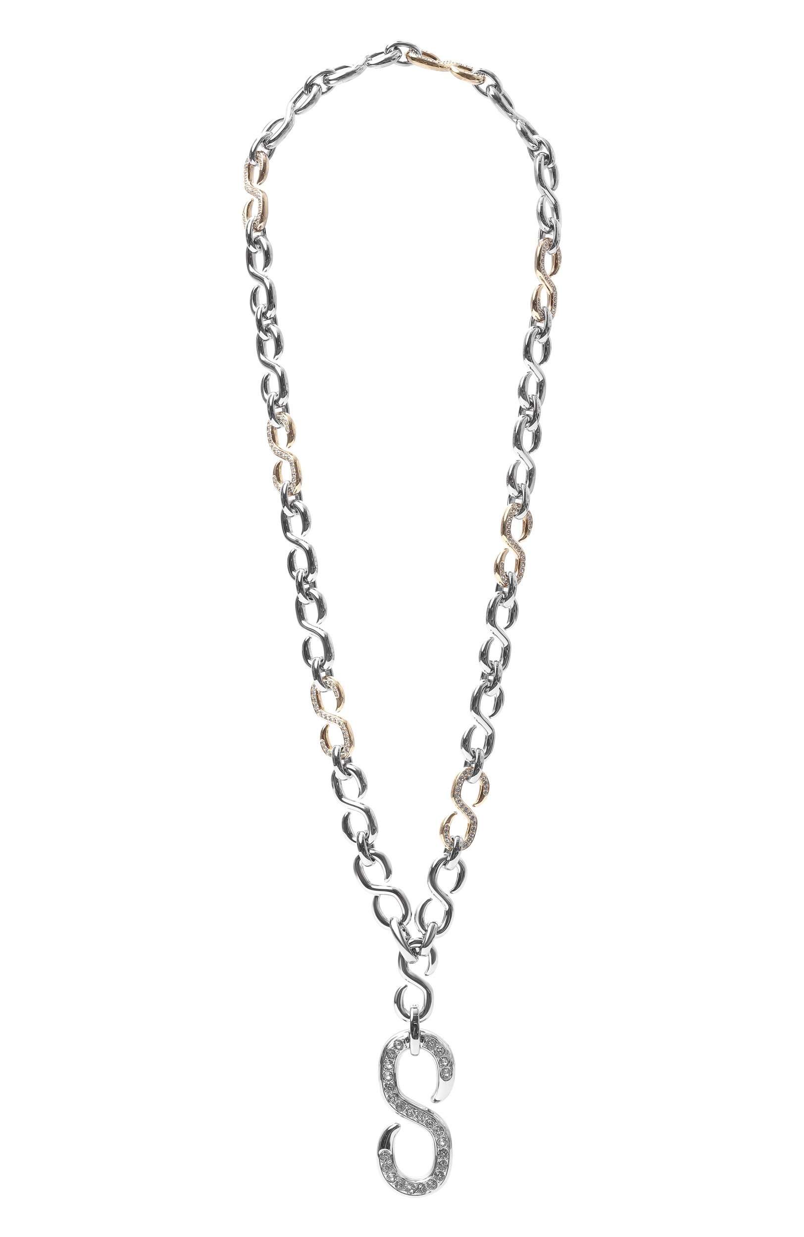Колье dextera SWAROVSKI серебряного цвета по цене 58500 руб., арт. 5743785, фото 1 Колье dextera SWAROVSKI, арт. 5743785, фото 1