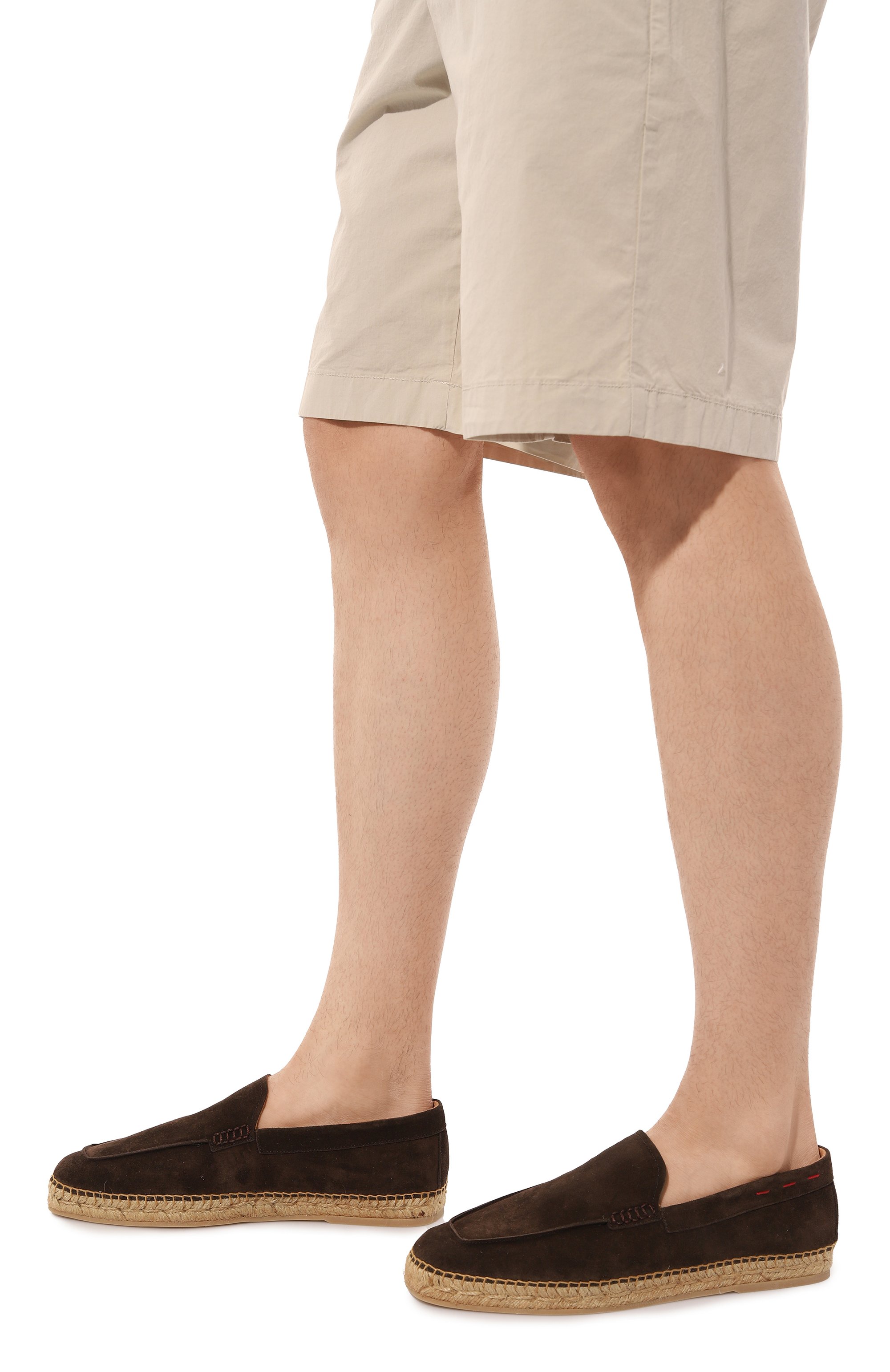 Замшевые эспадрильи KITON, арт. USSA071N01038, фото 3