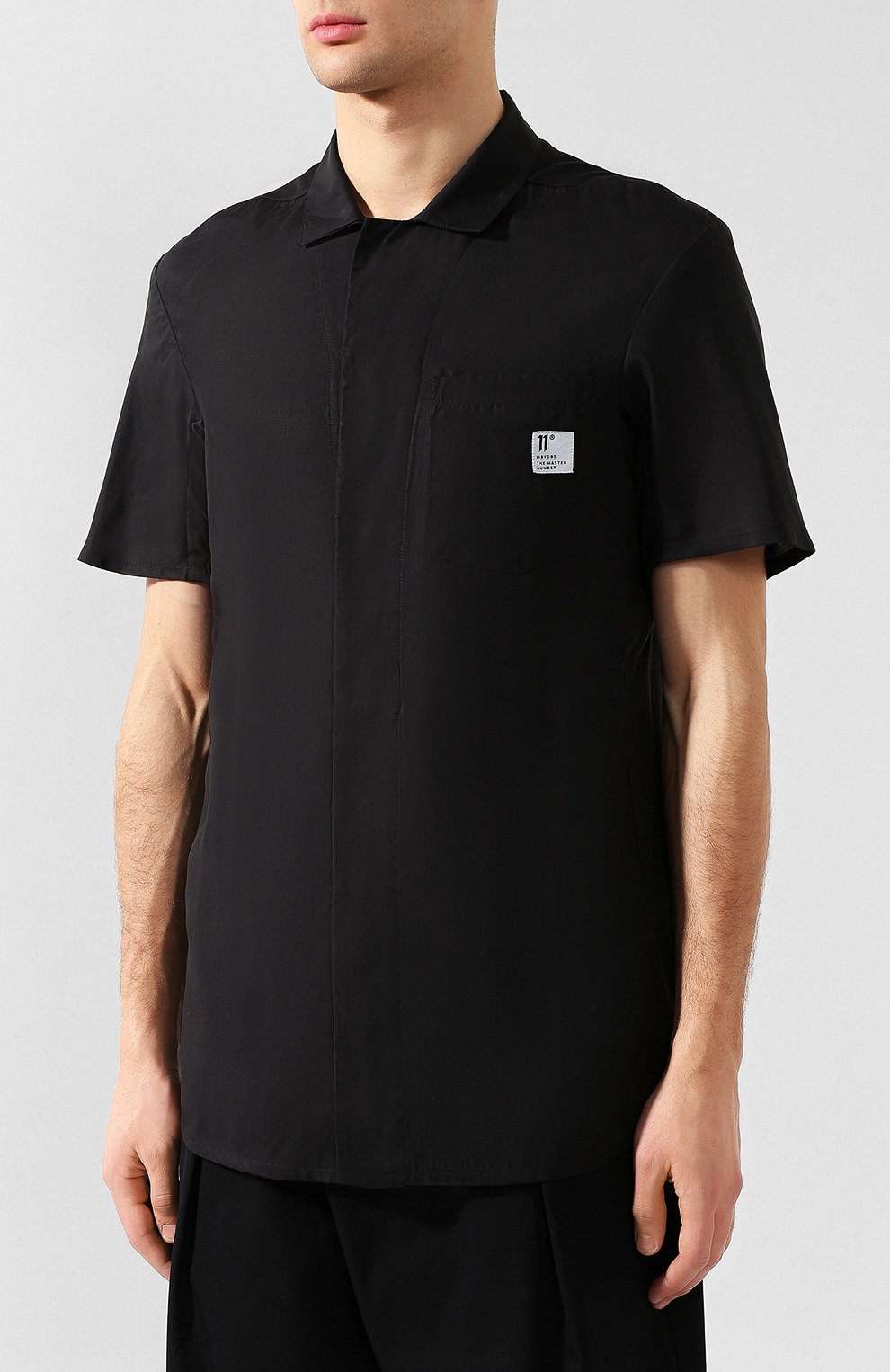 Хлопковая рубашка 11 BY BORIS BIDJAN SABERI, арт. S4/F-1469/LABEL, фото 3