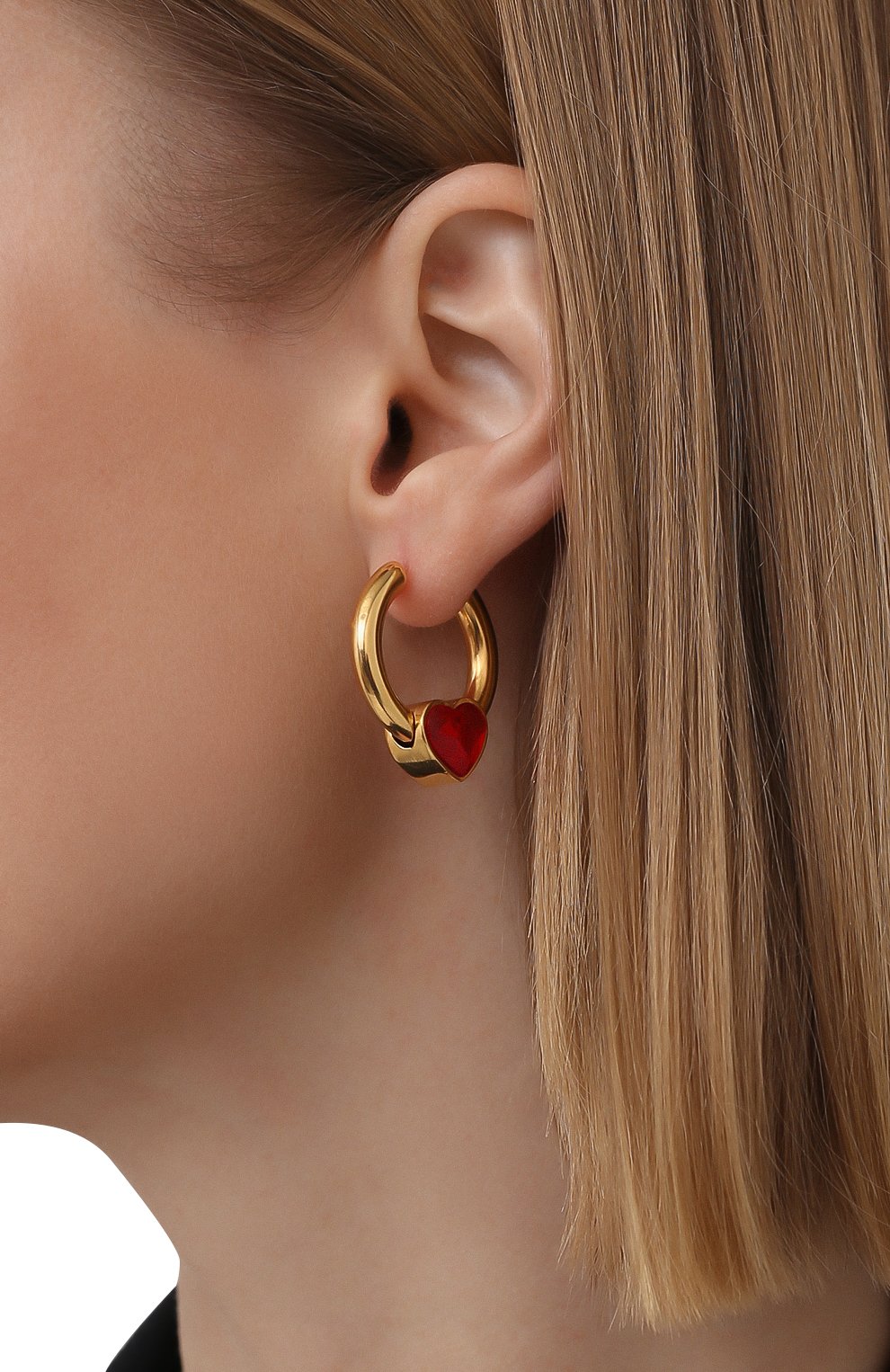 Серьги force BALENCIAGA золотого цвета по цене 63600 руб., арт. 644531/J841G, фото 2 Серьги force BALENCIAGA, арт. 644531/J841G, фото 2