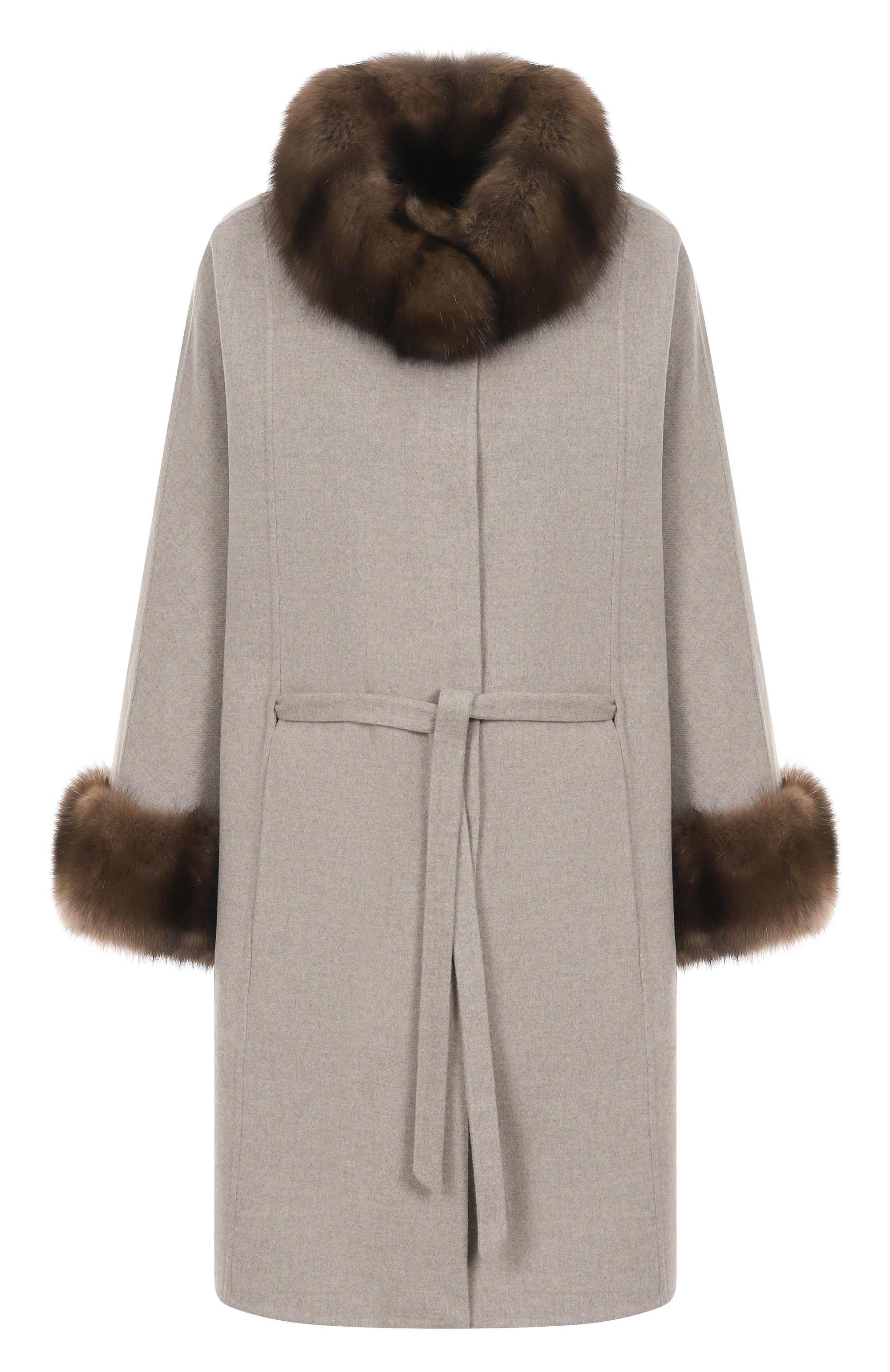 Кейп из шерсти и кашемира с отделкой из соболя MVST, арт. FTBKB-Y681-1SB/LP1368, фото 1