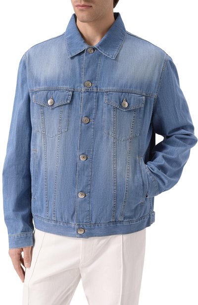 Джинсовая куртка BRUNELLO CUCINELLI, арт. ME6456909, фото 3