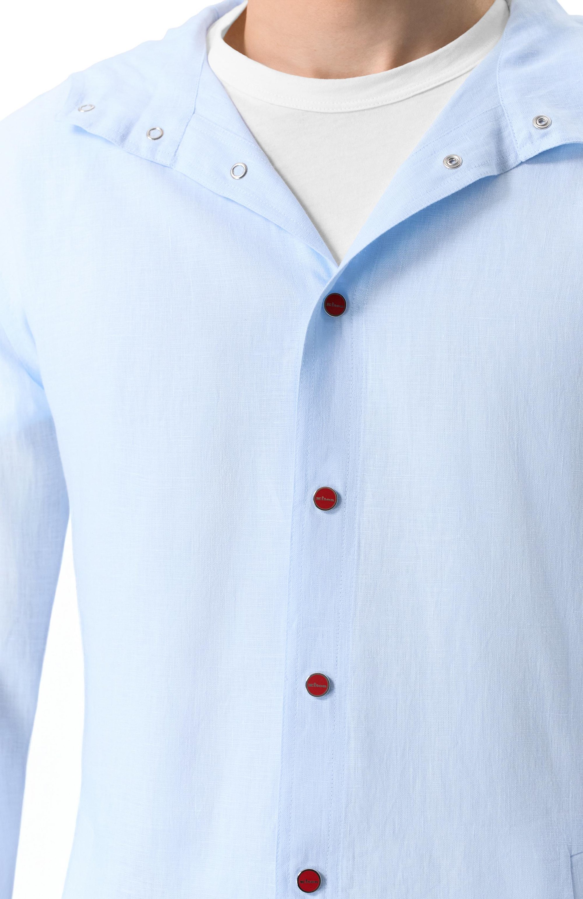 Льняная рубашка KITON, арт. UMCMARH09701, фото 5