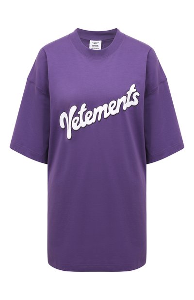 Женская хлопковая футболка VETEMENTS, арт. UA53TR480U