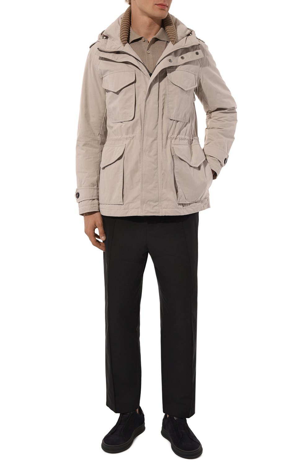 Замшевые кеды KITON, арт. USSA203N0110502, фото 2