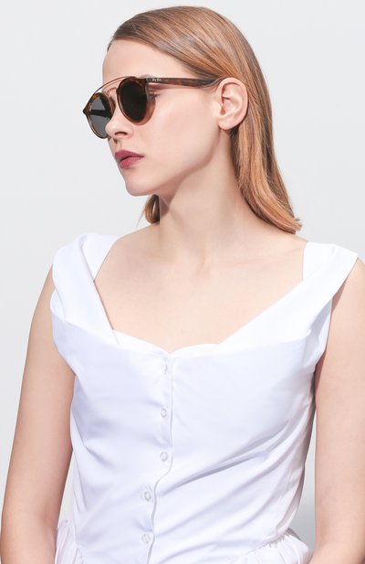 Солнцезащитные очки RAY-BAN коричневого цвета по цене 12650 руб., арт. 4256-60926G, фото 2 Солнцезащитные очки RAY-BAN, арт. 4256-60926G, фото 2