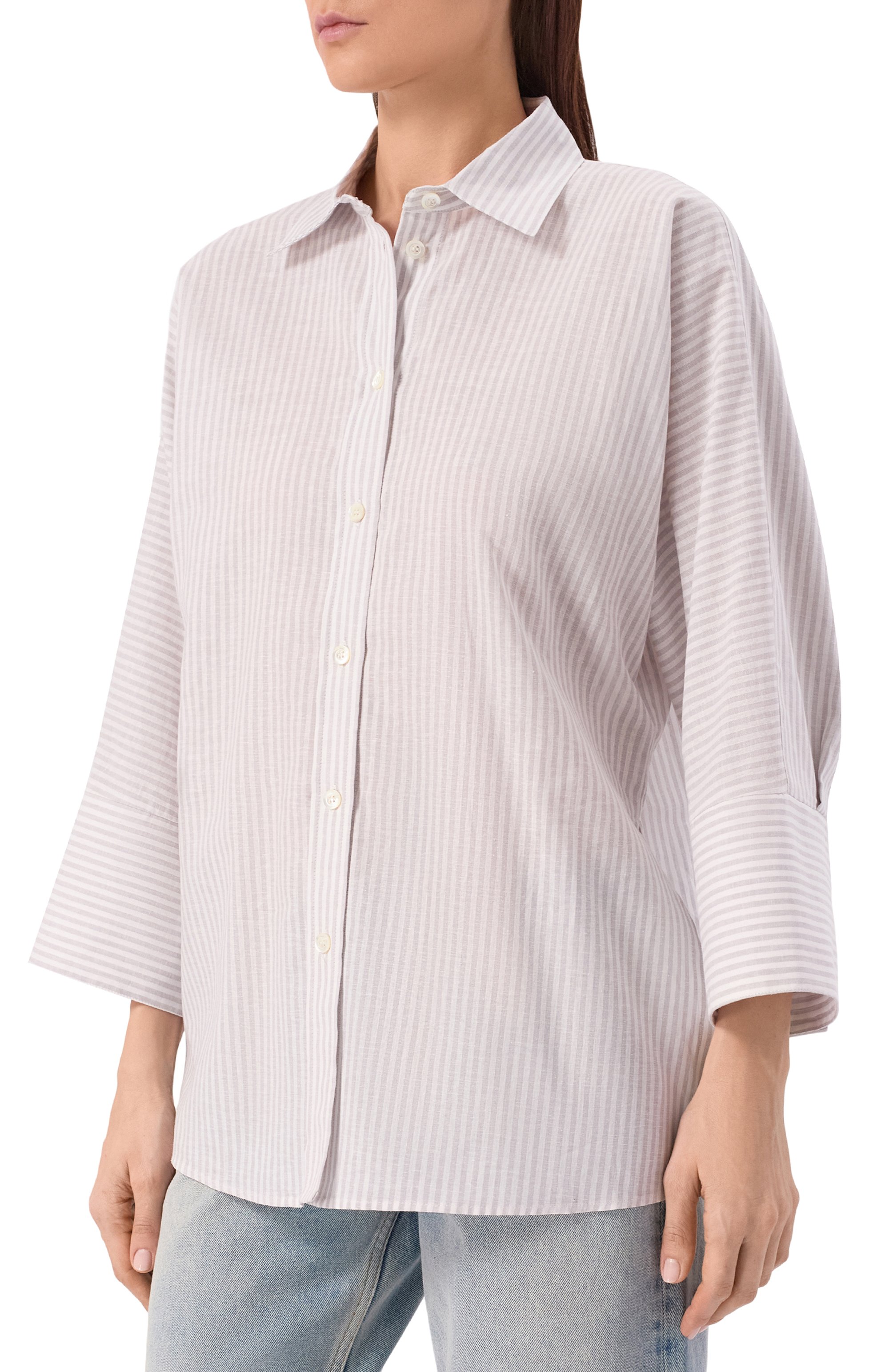 Рубашка изо льна и хлопка PIETRO BRUNELLI, арт. CA2514/LI0028, фото 3