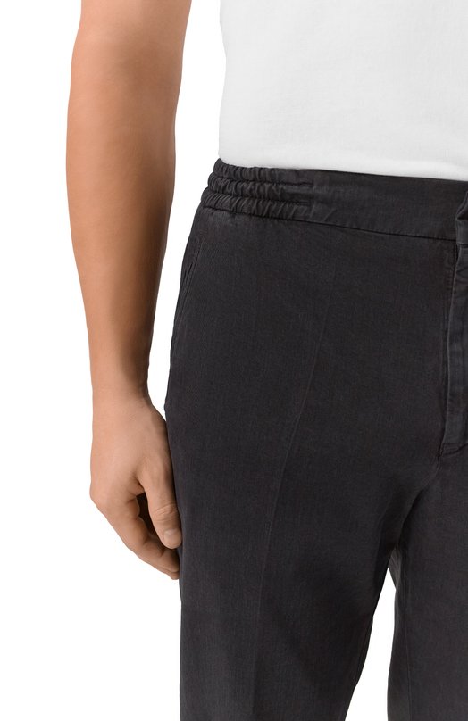 Брюки Kiton UPLACRK0106H22 Чёрный  UPLACRK0106H22 Фото 5