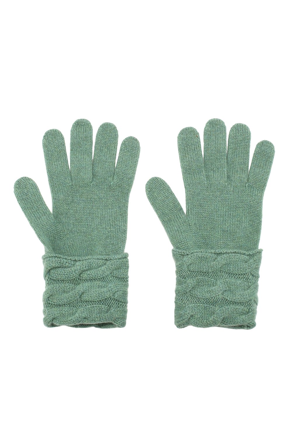 Кашемировые перчатки KASHJA` CASHMERE зеленого цвета по цене 14350 руб., арт. 382-12, фото 2 Кашемировые перчатки KASHJA` CASHMERE, арт. 382-12, фото 2