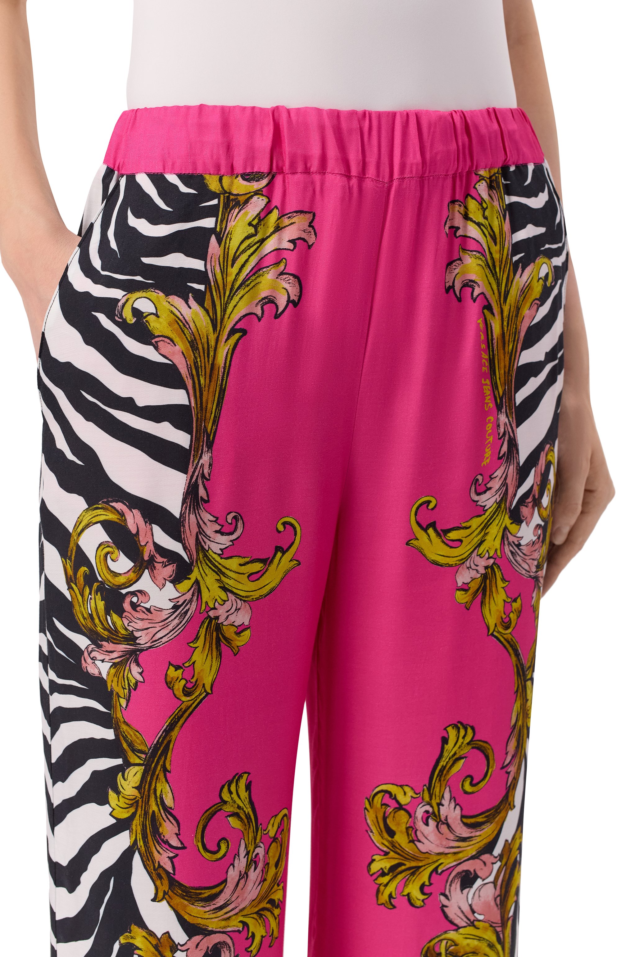 Брюки из вискозы VERSACE JEANS COUTURE, арт. 78HAA1P2/NS653, фото 5