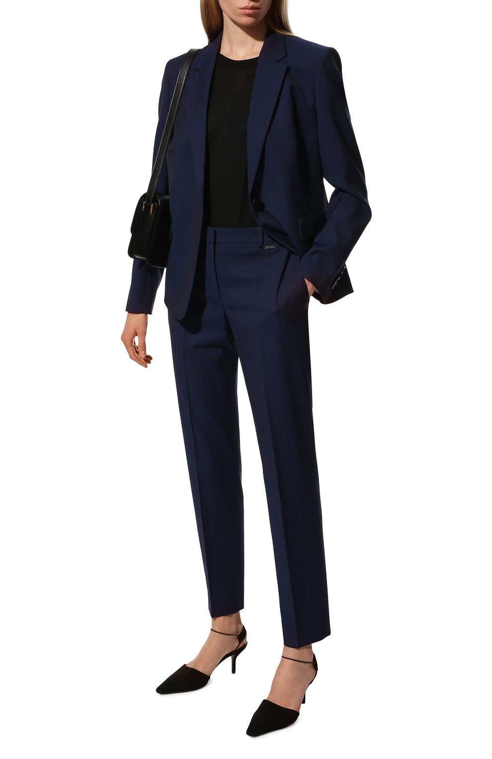 Шерстяные брюки BOSS, арт. 50472299, фото 2