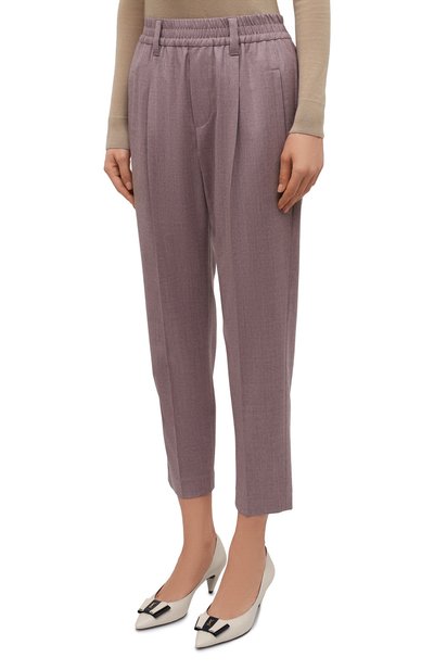 Шерстяные брюки BRUNELLO CUCINELLI, арт. MB578P7915, фото 3