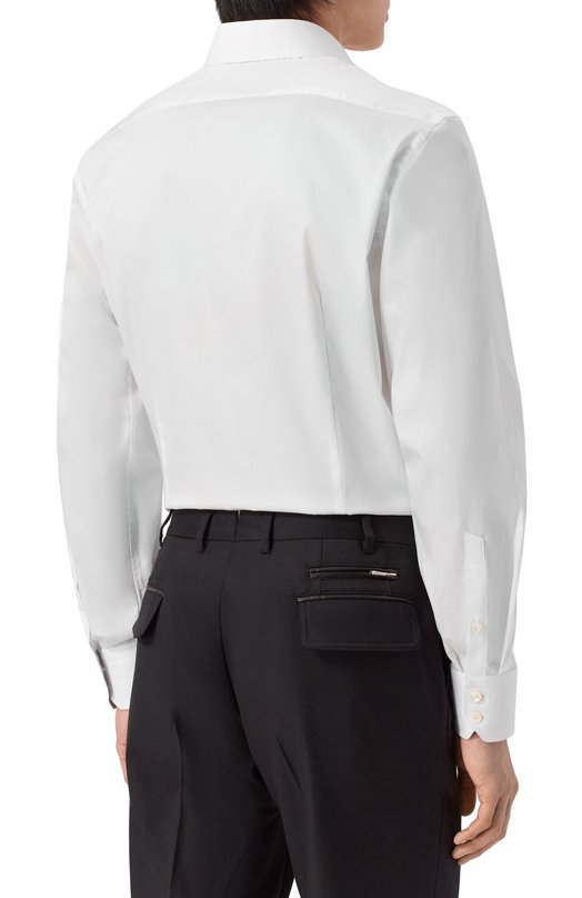 Хлопковая сорочка Van Laack VL-RIVARA-SF05N/150444 Белый  VL-RIVARA-SF05N/150444 Фото 4