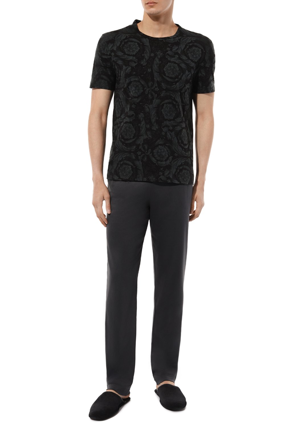 Хлопковая футболка VERSACE, арт. 1000959/1A00515, фото 2