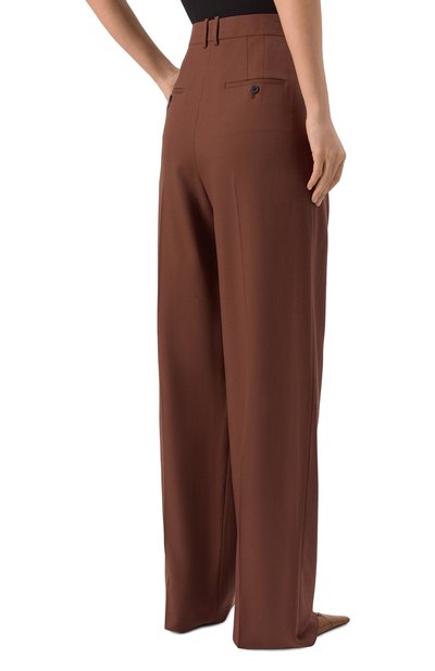 Шерстяные брюки SAINT LAURENT, арт. 824389/Y405W, фото 4